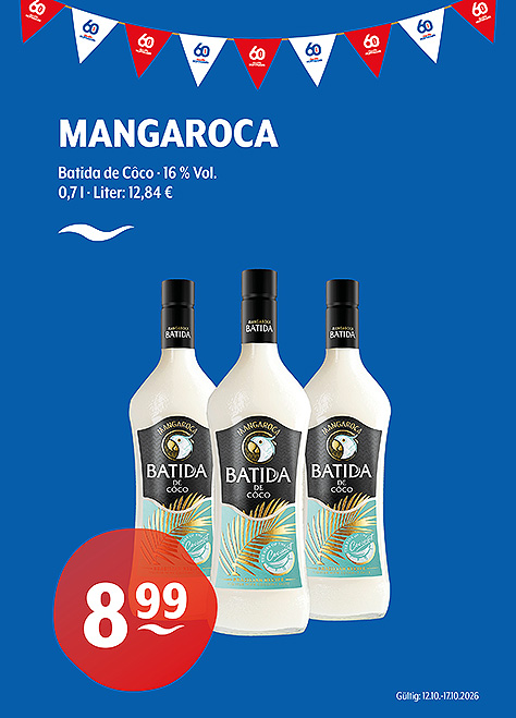Mangaroca Batida de Coco