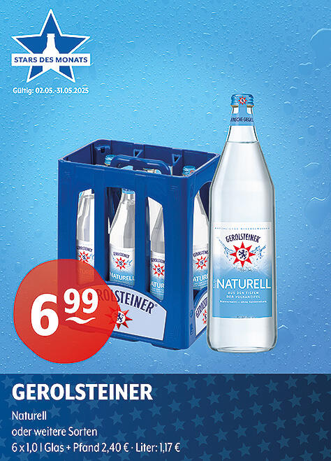 Gerolsteiner Natürliches Mineralwasser