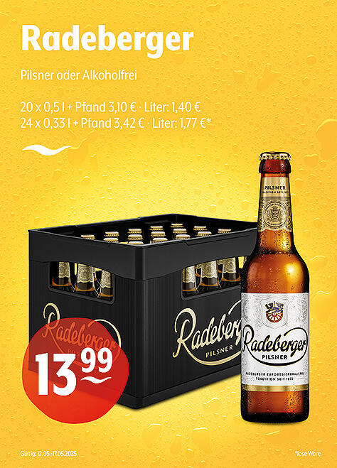 Radeberger Pilsner & Pilsner Alkoholfrei