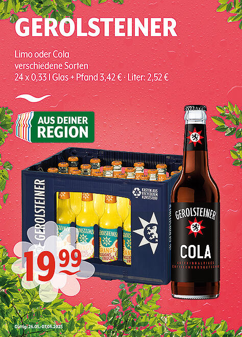 Gerolsteiner Limo & Cola