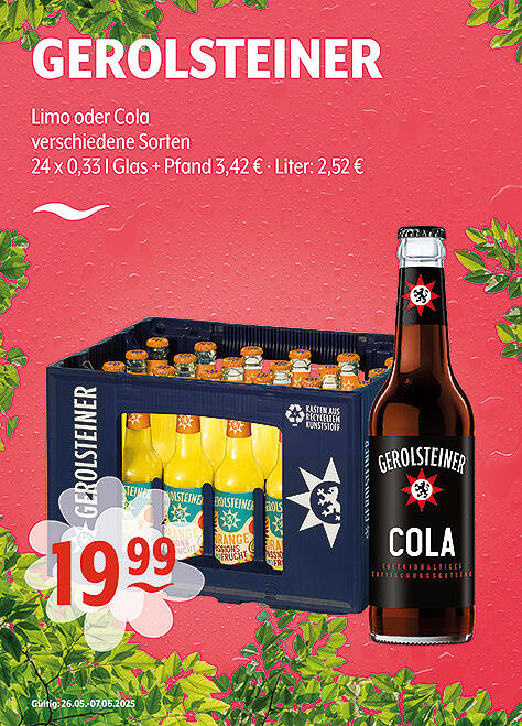 Gerolsteiner Limo & Cola