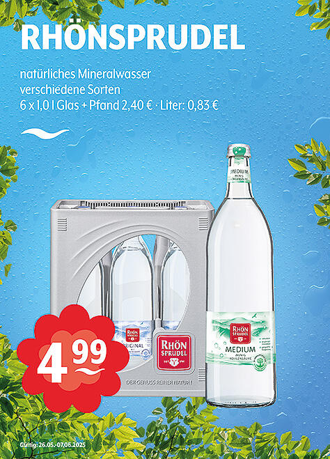 RhönSprudel Natürliches Mineralwasser