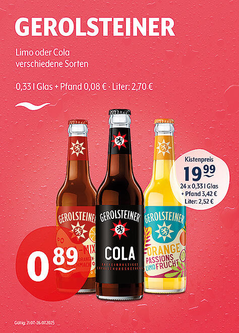 Gerolsteiner Limo & Cola