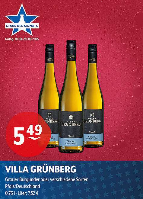 Villa Grünberg Grauer Burgunder