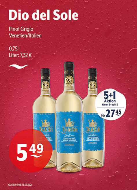 Dio del Sole Pinot Grigio
