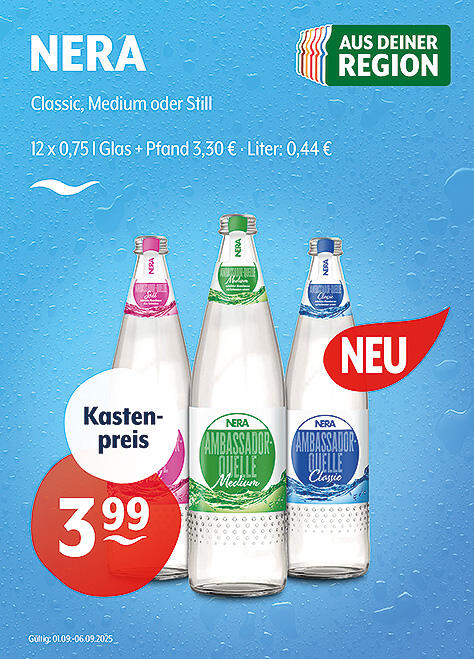 Nera Natürliches Mineralwasser