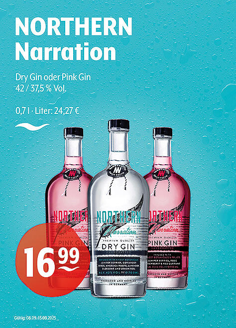 Northern Narration Dry Gin & Pink Gin