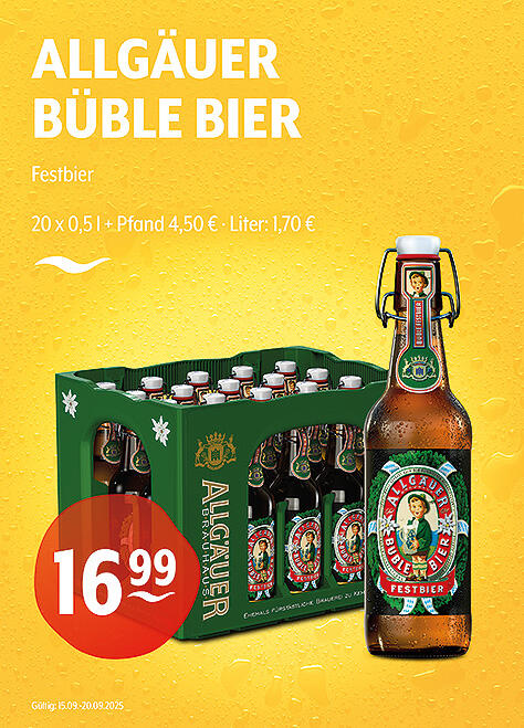 Allgäuer Büble Bier Festbier