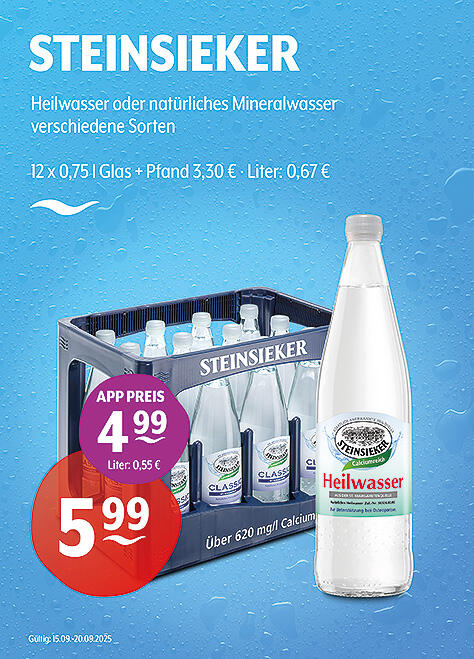 Steinsieker Natürliches Mineralwasser