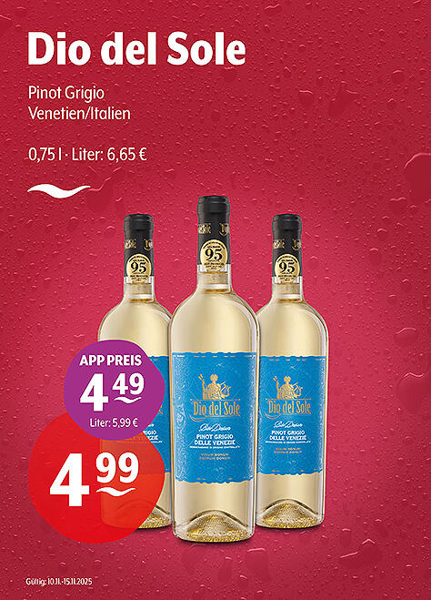 Dio del Sole Pinot Grigio