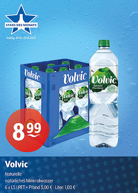 Volvic Natürliches Mineralwasser