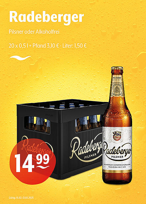 Radeberger Pilsner & Pilsner Alkoholfrei