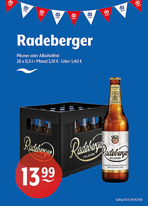 Radeberger Pilsner & Pilsner Alkoholfrei