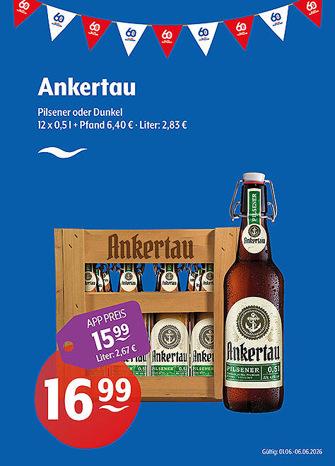 Ankertau Pilsener & Dunkel