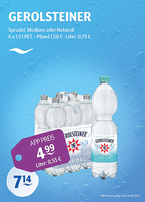 Gerolsteiner Natürliches Mineralwasser