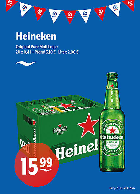 Heineken Original Pure Malt Lager