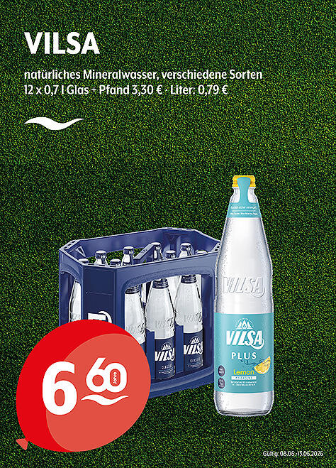 Vilsa Natürliches Mineralwasser