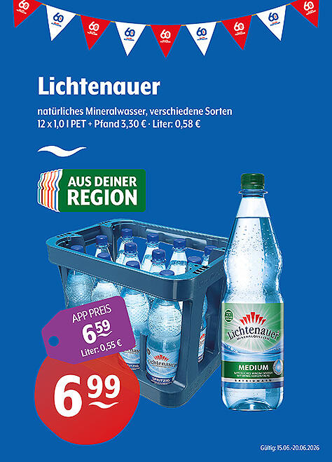 Lichtenauer Natürliches Mineralwasser
