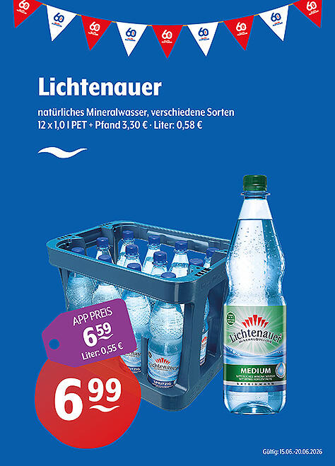 Lichtenauer Natürliches Mineralwasser