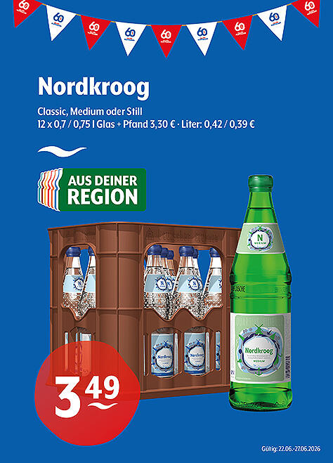 Nordkroog Natürliches Mineralwasser