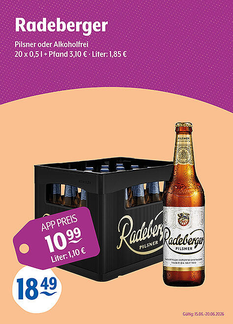 Radeberger Pilsner & Pilsner Alkoholfrei
