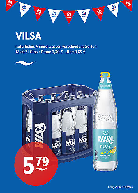Vilsa Natürliches Mineralwasser