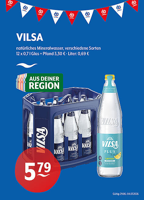 Vilsa Natürliches Mineralwasser