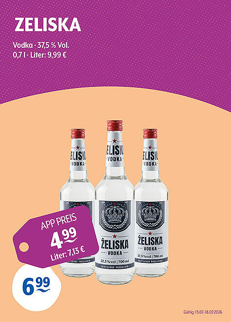 Zeliska Vodka