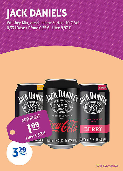 Jack Daniel's Whiskey-Mix