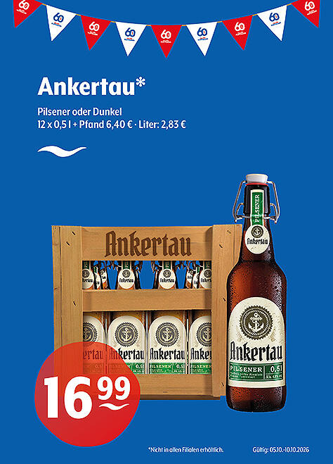 Ankertau Pilsener & Dunkel