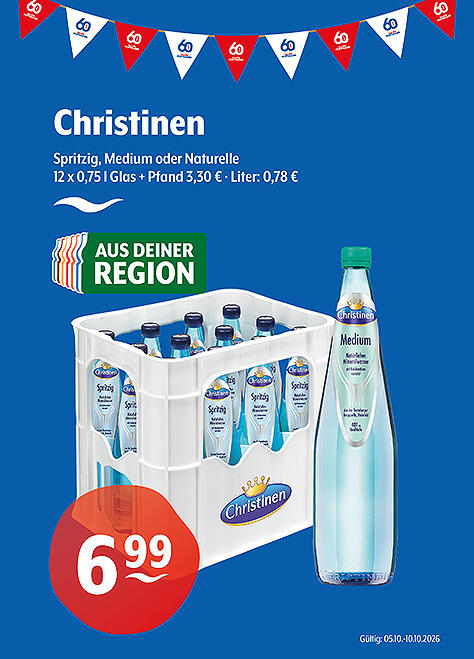 Christinen Natürliches Mineralwasser
