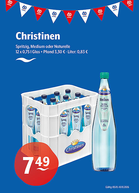 Christinen Natürliches Mineralwasser