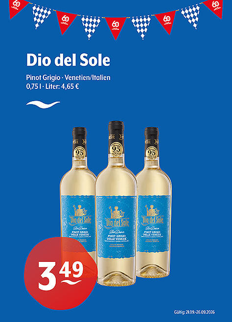 Dio del Sole Pinot Grigio