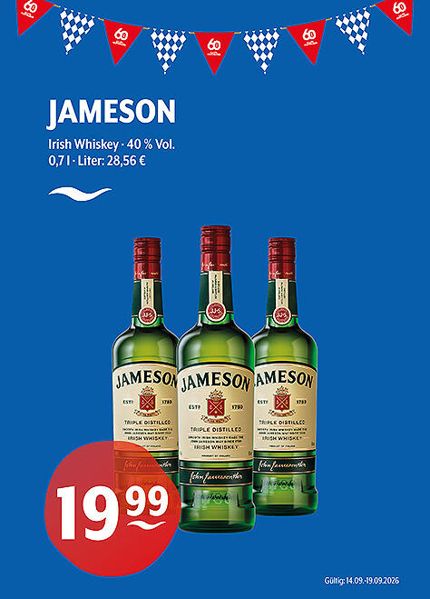 Jameson Irish Whiskey