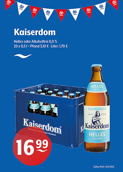 Kaiserdom Helles oder Alkoholfrei 0,0 %