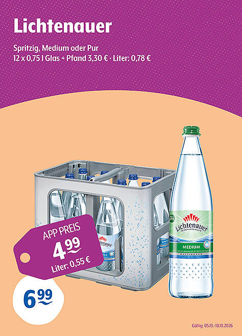 Lichtenauer Natürliches Mineralwasser
