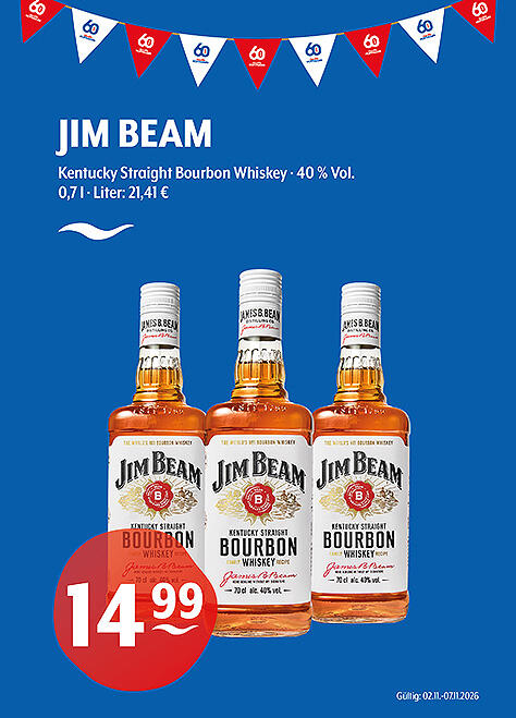 Jim Beam Kentucky Straight Bourbon Whiskey