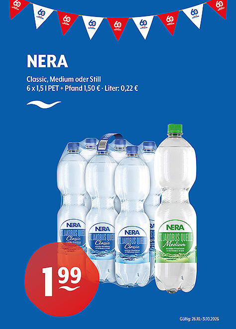 Nera Natürliches Mineralwasser