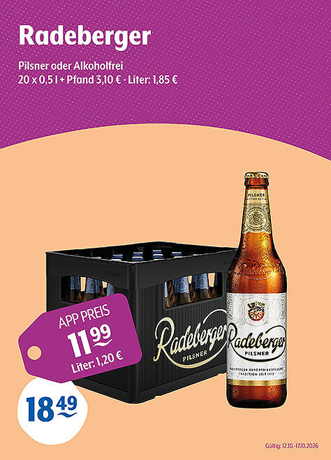 Radeberger Pilsner & Pilsner Alkoholfrei