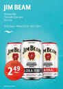 Jim Beam Kentucky Straight Bourbon Whiskey & Cola / Cola Zero