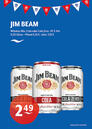 Jim Beam Kentucky Straight Bourbon Whiskey mit Cola