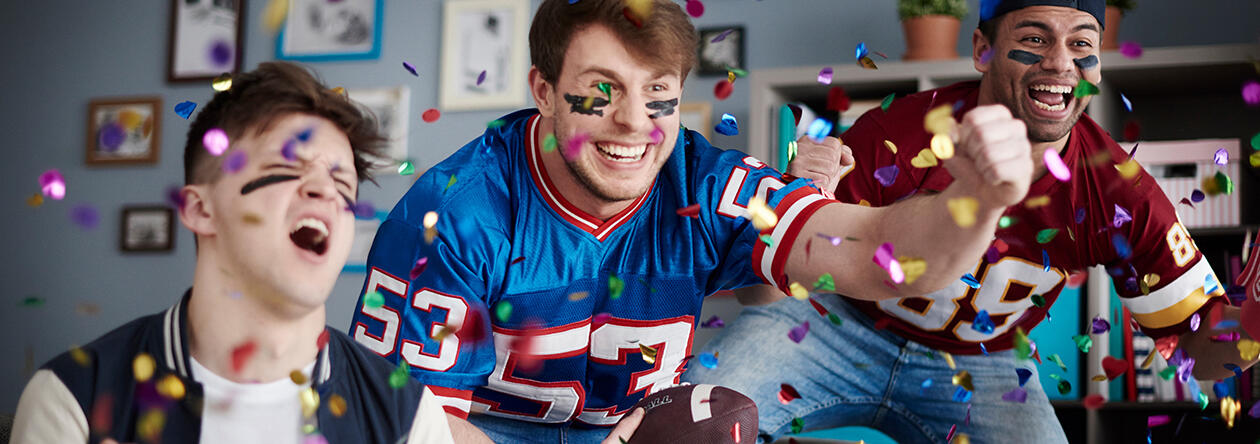 Ob Sieg oder Niederlage – mit den Getränken von uns wird es auf jeden Fall ein unvergesslicher Football-TV-Abend.