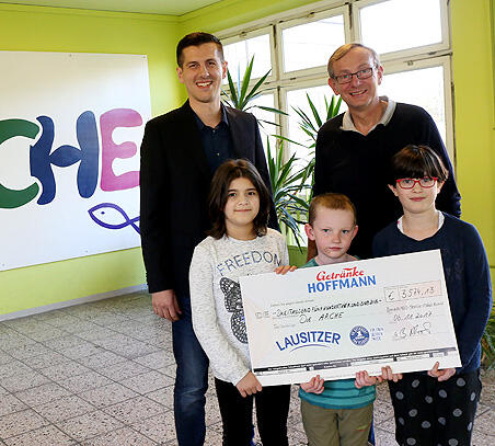 Lausitzer Natürliches Mineralwasser Spendenaktion