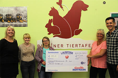 Lausitzer Natürliches Mineralwasser Spendenaktion