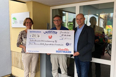 Lausitzer Natürliches Mineralwasser Spendenaktion