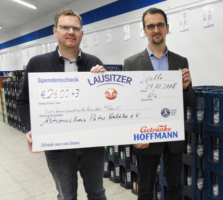 Lausitzer Natürliches Mineralwasser Spendenaktion