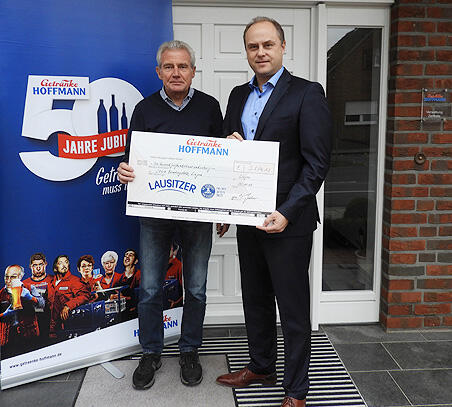 Lausitzer Natürliches Mineralwasser Spendenaktion