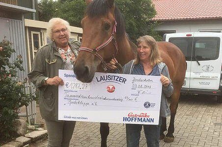 Lausitzer Natürliches Mineralwasser Spendenaktion