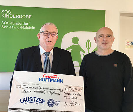 Lausitzer Natürliches Mineralwasser Spendenaktion