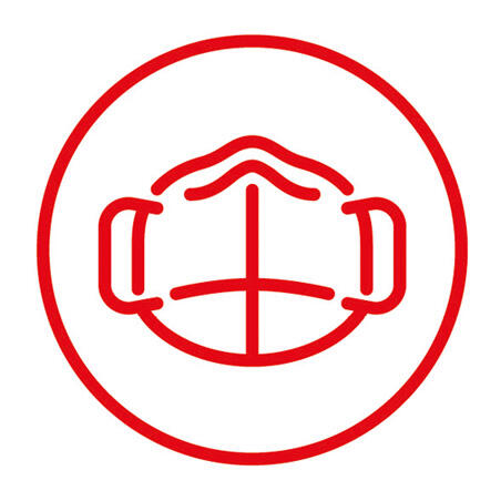 Medizinische Maske tragen